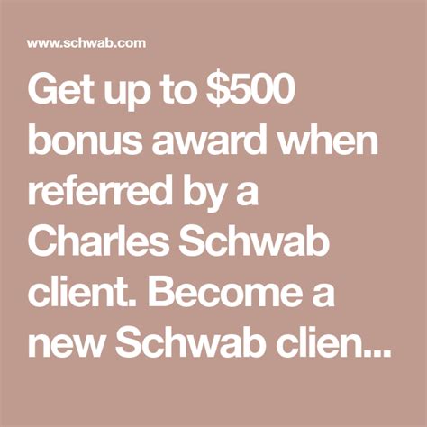 Charles Schwab New Client Bonus